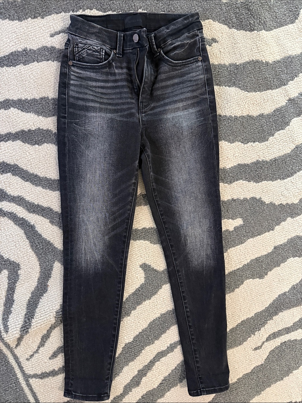 Buckle Black Wash Skinny Jeans